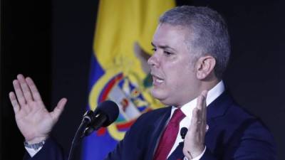 El presidente de Colombia, Iván Duque.