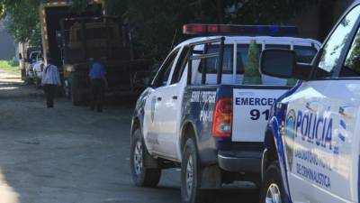 EL cadáver fue hallado en el barrio San Fernando.