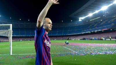 Andrés Iniesta cuenta con 34 años de edad y ahora jugará en Japón. FOTO AFP- Josep LAGO