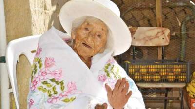 La anciana de 118 años es una inspiración para muchos en Bolivia.