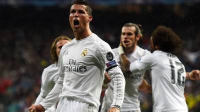 Con los tres goles de CR7 este martes, el portugués se distancia en la clasificación de máximos goleadores de la Champions de esta temporada, con 16 tantos.