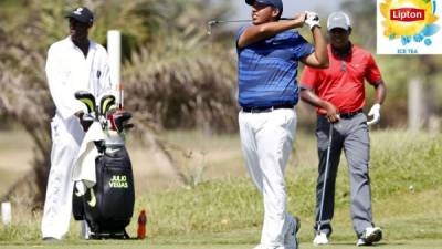 Geoffrey Maldonado acabó con un score de 7 sobre par. Foto Delmer Martínez