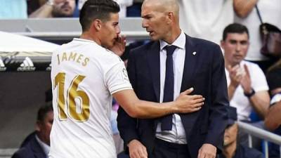 James Rodríguez no tiene reparos en admitir que su relación con Zidane 'es cordial, sin problemas. Nunca lo tuvimos', pero sí lanza un dardo a su entrenador.