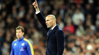 Zinedine Zidane, durante el partido contra el Sevilla.