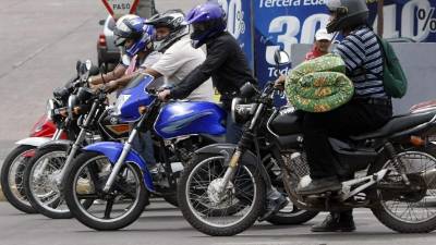 El 18% del parque vehicular de San Pedro Sula es de motocicletas.