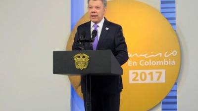 El presidente de Colombia, Juan Manuel Santos. AFP
