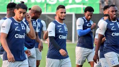 Alex López encabezó el último entreno de Honduras antes de enfrentarse a Costa Rica.