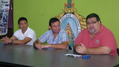 Mario Contreras, Nahúm Ponce y Geovany Alfonso informaron sobre el evento.