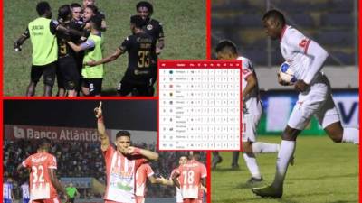 La tabla de posiciones del Torneo Apertura 2021 de la Liga Nacional de Honduras.