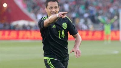Javier Hernández es la figura en el ataque del combinado azteca.