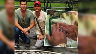 TV Notas obtuvo algunas imágenes de la boda de Sebastian Ligarde.