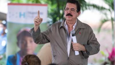 Manuel Zelaya, expresidente de Honduras. Fotografía: Secretaría de Prensa / Twitter