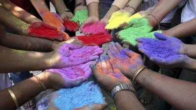 'Holi' también es llamada la fiesta del amor.