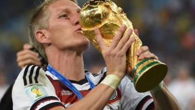 Bastian Schweinsteiger fue figura de Alemania en el Mundial del 2014.