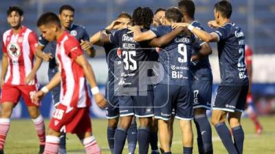 El Motagua venció en el Nacional al Vida de 'Primitivo' Maradiaga. Foto David Romero