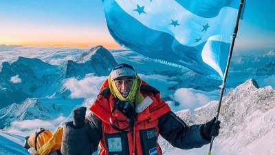 Ronald Quintero se convirtió en el primer hondureño en tocar el punto más cercano al cielo.