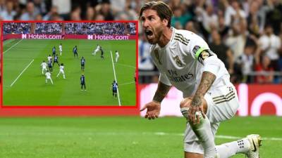 Sergio Ramos marcó el primer gol del Real Madrid en esta Champions League.