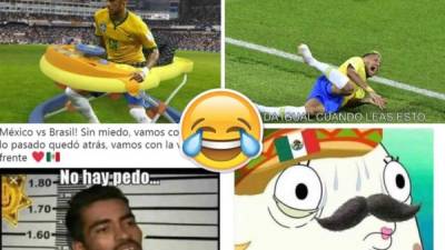 Las burlas para Neymar siguen en el Mundial de Rusia 2018 y en el partido de Brasil ante Serbia no ha sido la excepción. A México ya le avisan del duelo de octavos.