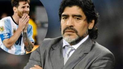 Maradona señaló a Messi nuevamente.