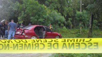 José Arias Gómez Cruz y Elmer Matute Navarro (30) estaban amarrados de pies y manos.