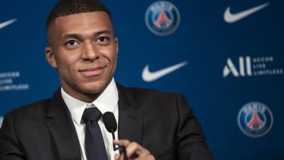 Kylian Mbappé señaló su simpatía por el AC Milan de Italia.