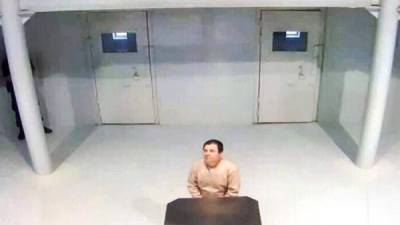El Gobierno mexicano publicó esta foto de 'El Chapo' la semana pasada tras rumores de una tercera fuga del capo.