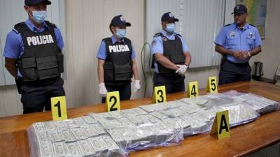 La Policía Nacional incautó US$1,265,640 dentro una camioneta en Carazo. Foto tomada de www.elnuevodiario.com.ni