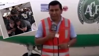 Una televisión boliviana grabó un publireportaje desde adentro del avión del Chapecoense antes del accidente.