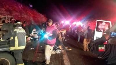 Unos 11 migrantes resultaron heridos en el siniestro en el que otras seis personas fallecieron.