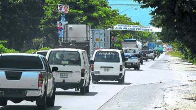 Quienes conducen por el bulevar del norte de San Pedro Sula deberán tomar precaución a partir de este viernes por la tarde.