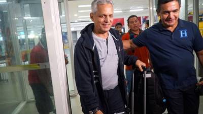 Reinaldo Rueda se mostró feliz de estar en Honduras.