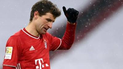 Thomas Müller no juega la final del Mundial de Clubes con el Bayern por culpa del COVID-19. Foto AFP