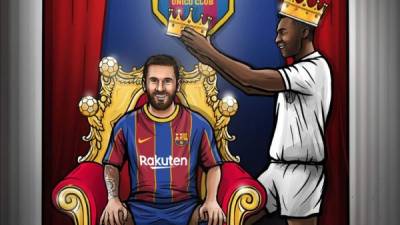 Messi ha igualado el récord de Pelé.
