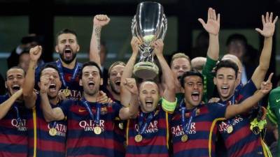 El Barcelona se ha proclamado como el campeón de la Supercopa de la Uefa.