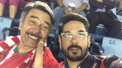 La primera foto que compartió Jorge Ortiz de Pinedo antes de la agresión.