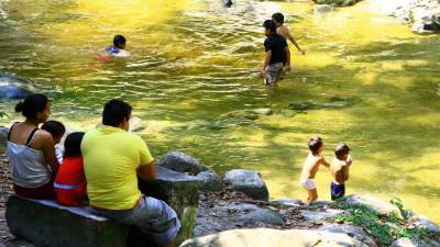 En Armenta han acondicionado las pozas para el deleite de los sampedranos y visitantes de otras localidades.