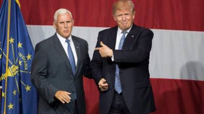 Pence ya ha hecho campaña con el virtual candidato a la presidencia por el partido republicano, Donald Trump.