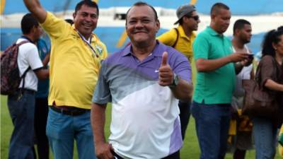 Carlos Orlando Caballero está muy contento por el ascenso a la Primera División.