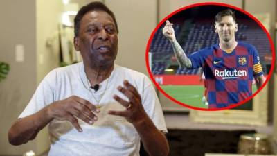 Pelé se deshace en elogios para Messi.