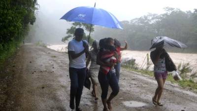 Fuertes lluvias han azotado la zona atlántica del país.