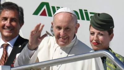 Además de impulsar la paz, la primera visita que realizará el papa Francisco a Colombia, entre el 6 y 10 de septiembre, agitará la economía, el turismo y pondrá a prueba la organización logística del país.A continuación 13 números de la llegada del pontífice argentino a la nación con la séptima población más numerosa de católicos en el mundo.