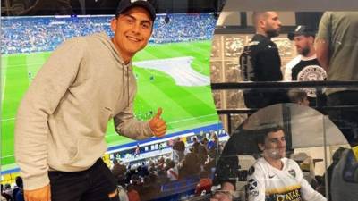 La grada del estadio Santiago Bernabéu está llena de ilustres famosos del fútbol, jugadores y exjugadores, para seguir la final de la Copa Libertadores entre River Plate y Boca Juniors.