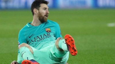 Messi estuvo perdido en el duelo ante los franceses.