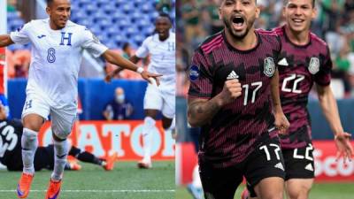 Honduras y México chocarán en Atlanta en duelo de poder a poder. Fotos Nations League y Twitter Selección mexicana.