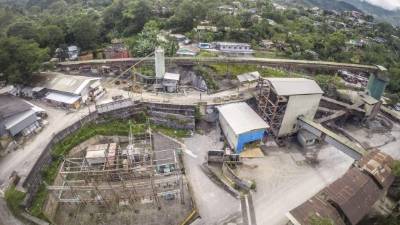 Panorámica de la mina El Mochito.