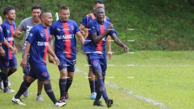 El San Manuel FC pegó primero y se acerca a la Liga de Ascenso. Foto Moisés Valenzuela.