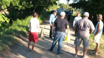 El hombre fue ultimado frente a la colonia Pizzaty de La Ceiba.