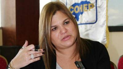 En el evento estuvo presente Aline Flores, presidenta del Cohep.