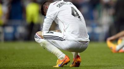 Sergio Ramos se esforzó, pero no pudo ayudar a que su equipo pasara a la final de Berlín.