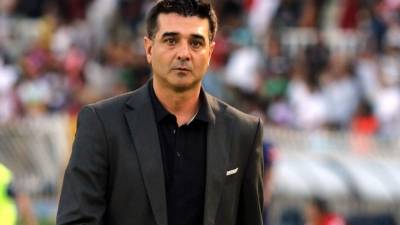 Diego Vázquez, entrenador del Motagua. Foto Ronald Aceituno